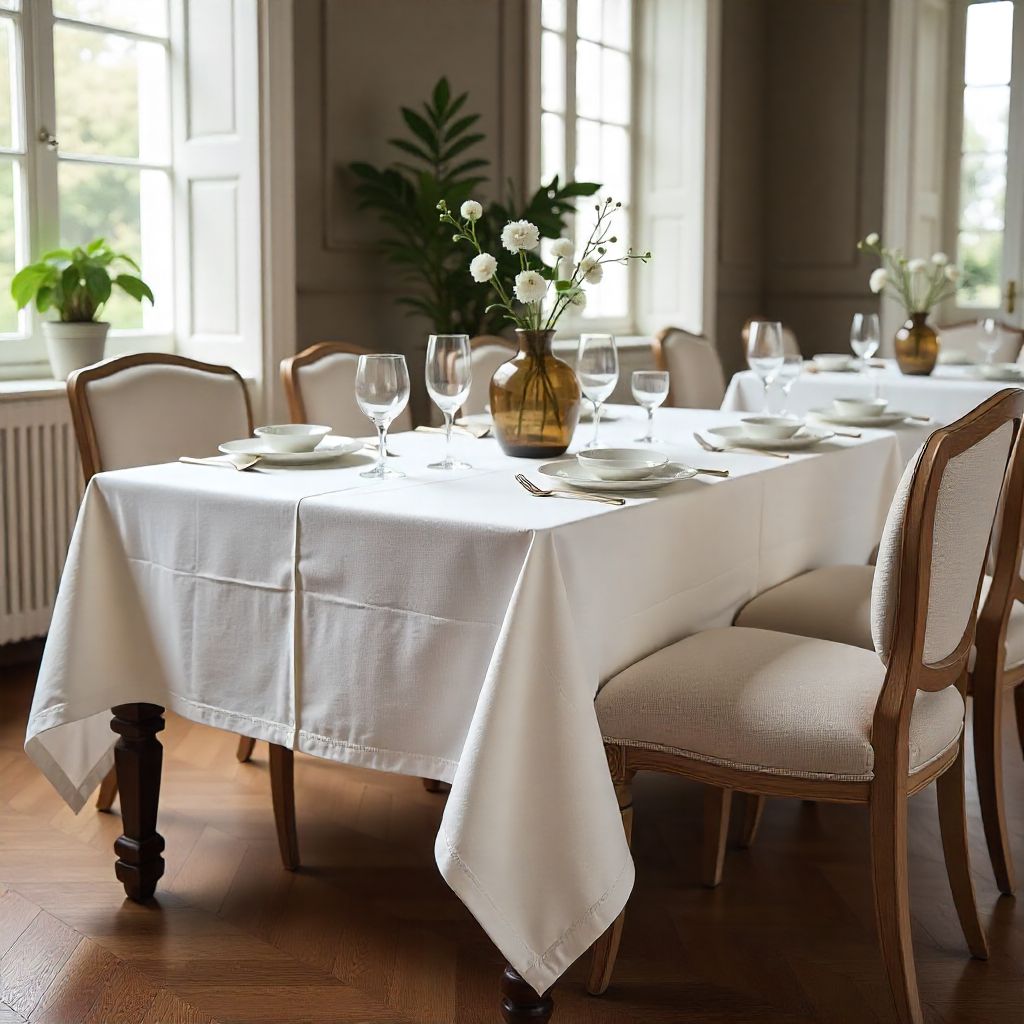 nappe de table + serviette de table 2